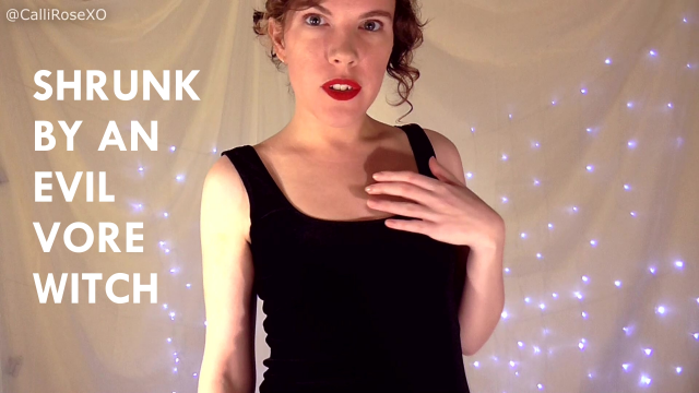 Shrunk by an Evil Vore Witch video from CalliRoseXO