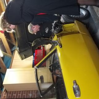 Vintage car garage fuck photo gallery by Camilla Creampie