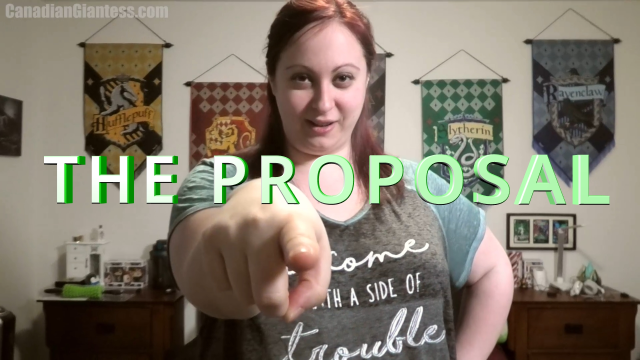 Auden in The Proposal video from Canadian Giantess