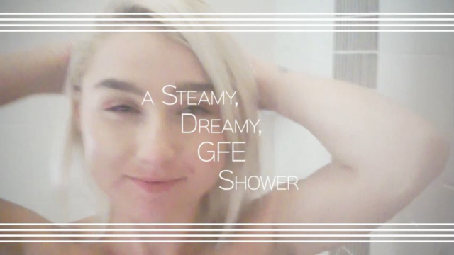 Taking A Steamy, Dreamy, GFE Shower w/ Blowjob and Biting from Cute Amateur College Girl video from