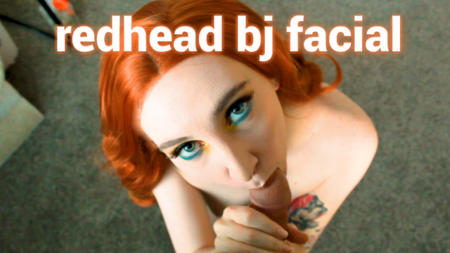 redhead bj facial video from Angel Au Lait