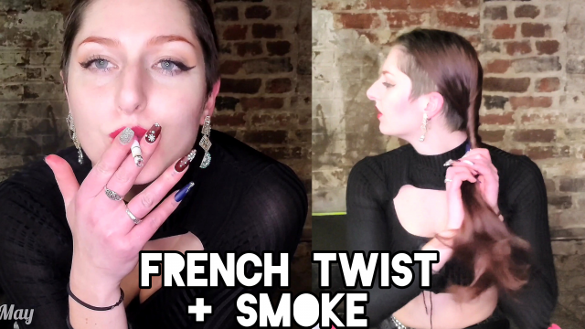 French Twist Hair and Smoke Custom video from Cassandra May