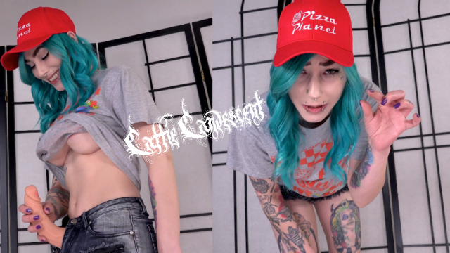 Humiliated and Pegged By Pizza Girl video from Cattie