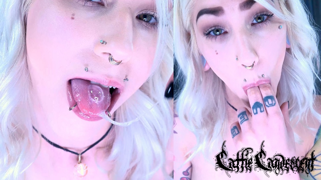 Sloppy Finger Sucking video from Cattie