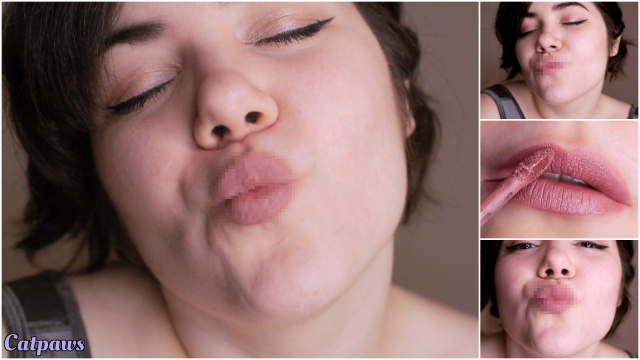 Liquid Lipstick Kissing Tease video from Catpaws