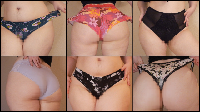 Trying On 6 New Bikini Style Panties video from Catpaws
