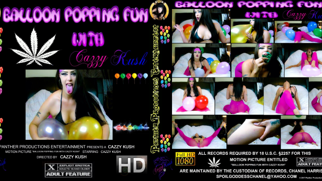 Balloon Popping Fun with Cazzy Kush video from Cazzy Kush