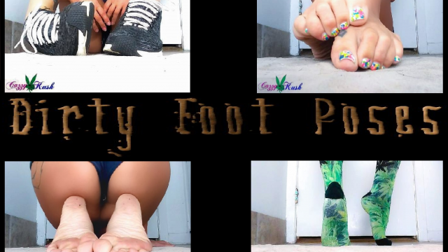 Dirty Foot Poses video from Cazzy Kush