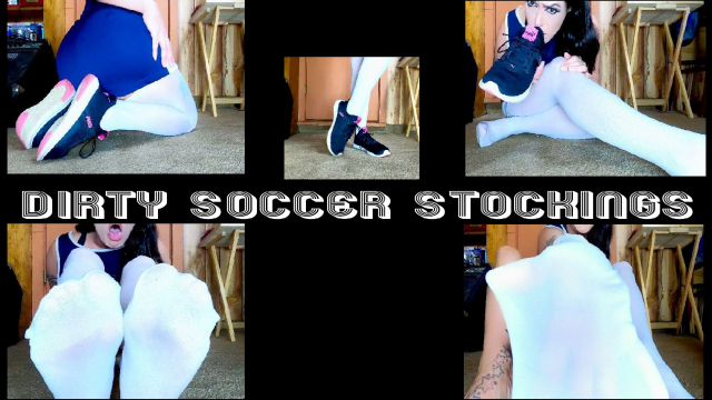 Dirty Soccer Stockings video from Cazzy Kush
