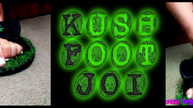 Kush Foot JOI video from Cazzy Kush