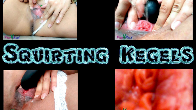 Squirting Kegels video from Cazzy Kush