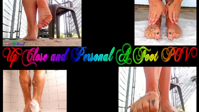 Up Close and Personal A Foot POV video from Cazzy Kush