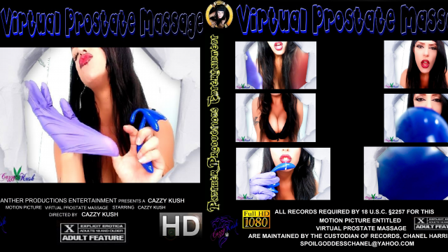 Virtual Prostate Massage video from Cazzy Kush