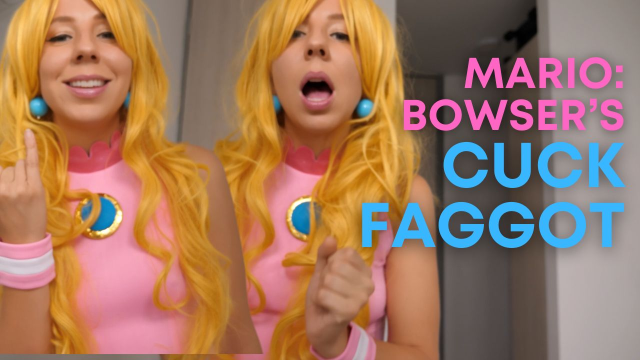 MARIO IS BOWSER'S CUM EATING CUCK FAGGOT video from Chastity Lynn