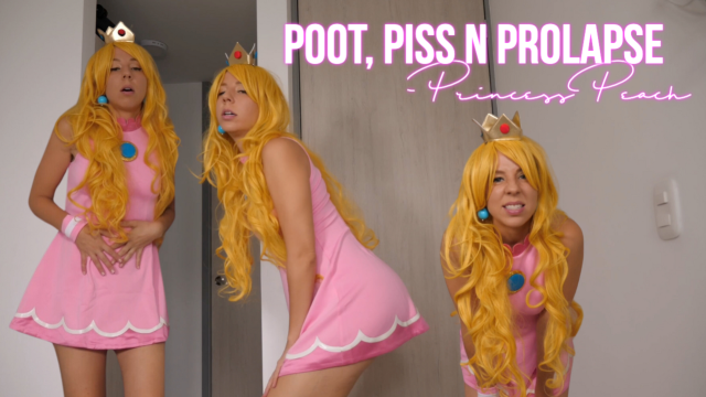 PRINCESS PEACH: POOTS, PISS N PROLAPSE video from Chastity Lynn