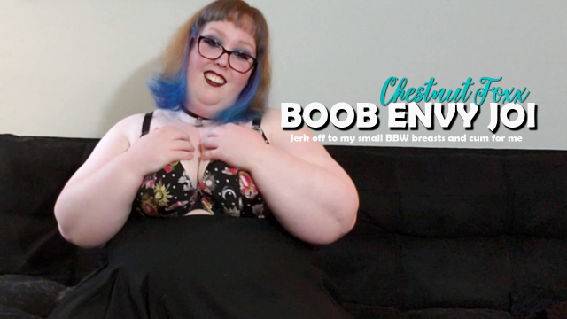 Jerk Off to My Small BBW Boobs - JOI video from Chestnut Foxx