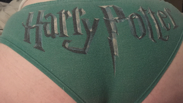 Harry Potter grinding through my panties video from Terri