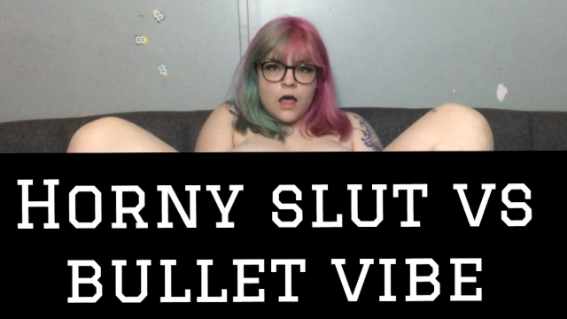 Horny slut vs Bullet Vibe! video from Cirice Sins