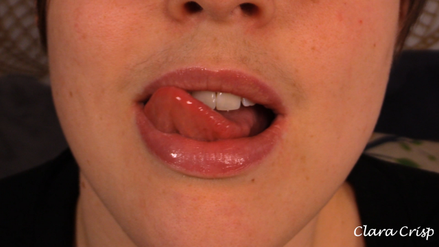 Biting and Licking Lips video from Clara Crisp