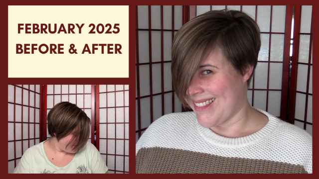 Short Hair | Before & After Haircut | February 2025 | Clara Crisp Shows Off Freshly Cut Brunette Style video from Clara Crisp