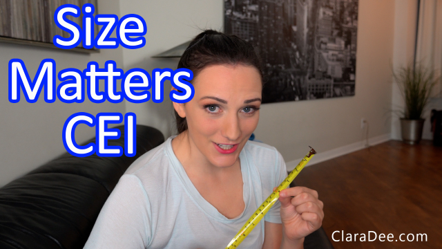 Clara Dee - You Lost a Dick Size Bet, and Your BFF Makes You Eat Your Cum video from Clara Dee