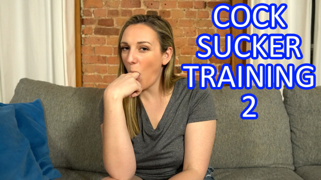Cock Sucker Training 2 Finger Sucking JOI video from Clara Dee
