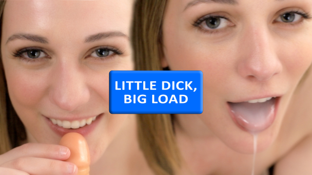 Little Dick, Huge Load - Clara Dee POV Virtual Sex SPH Blowjob video from Clara Dee