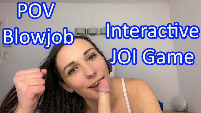 Play for a Blowjob from Clara Dee in Lingerie - JOI Games video from Clara Dee