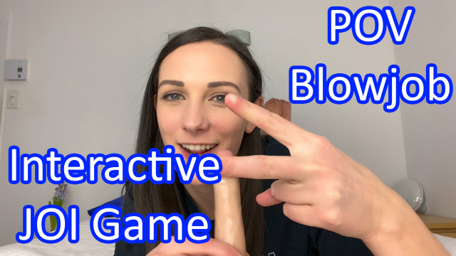 POV Blowjob from Clara Dee - JOI Games video from Clara Dee