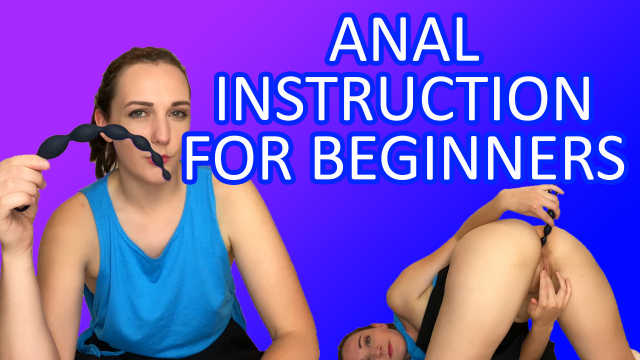 Supportive Anal Instructions in a Beginner's Tutorial by Clara Dee video from Clara Dee