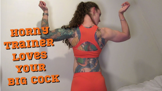Horny Personal Trainer Loves Your Big Cock video from Claudia Kink