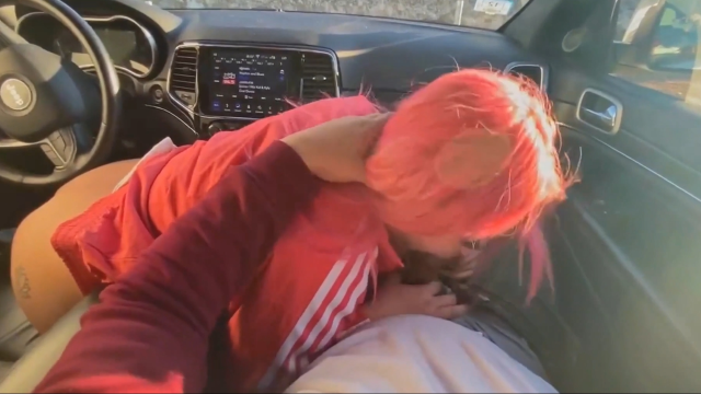 asian slut giving blowjob in car huge cumshot in mouth video from Creamy Asian