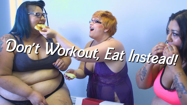 Don't Workout, Eat Instead! video from CricketRoseXXX