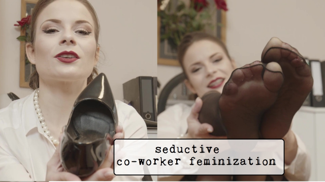 Seductive femination of co-worker video from CruelAlice