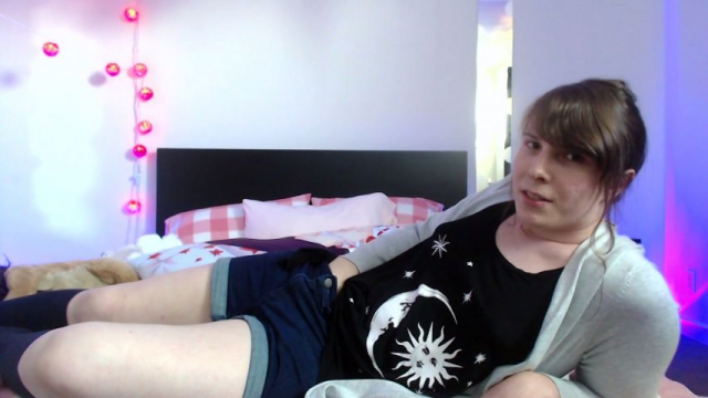 ditzy trans girl helps you get off video from Cum-paws