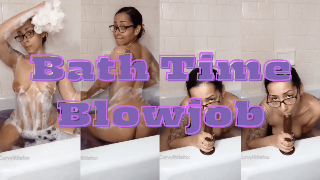 Bath Time Blowjob video from Foxy