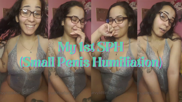 First SPH (Small Penis Humiliation) video from Foxy
