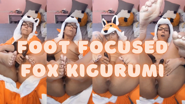 Foot Focused Fox Onesie video from Foxy