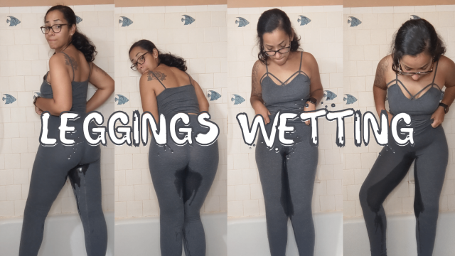 Leggings Wetting video from Foxy