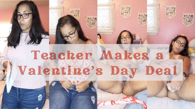 Teacher Makes Valentine's Day Deal video from Foxy