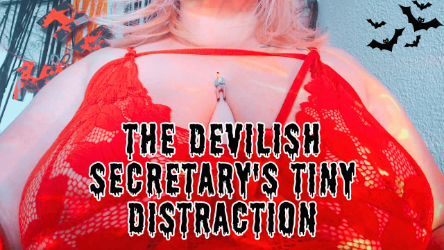 The Devilish Secretarys Tiny Distraction video from Curvy Sole Goddess