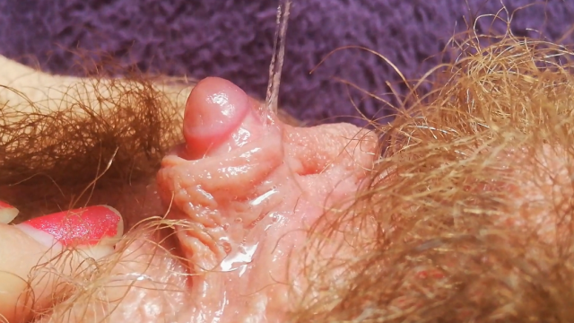 Extreme close up big clit squirting orgasm HD POV video from cuteblonde666
