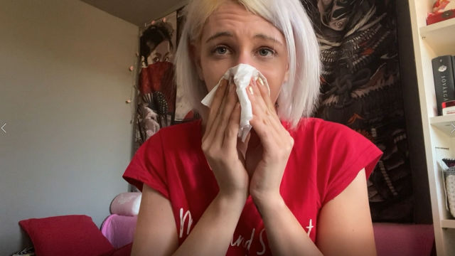 Nose blowing compilation video from cuteblonde666