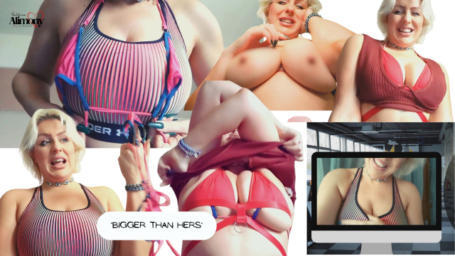 Bigger Than Hers video from Goddess Alimony