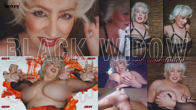 BLACK WIDOW INTERROGATION video from Goddess Alimony