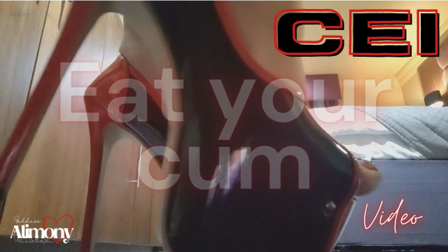 CEI video from Goddess Alimony