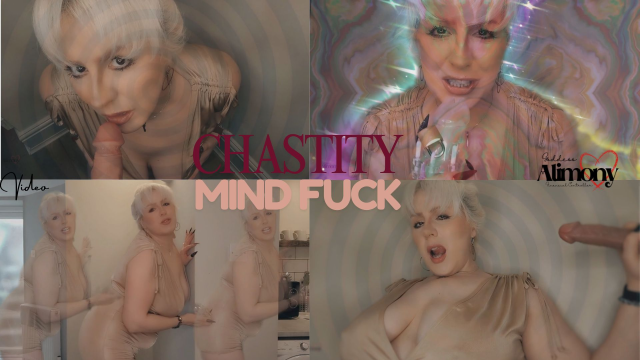 CHASTITY MIND FUCK video from Goddess Alimony