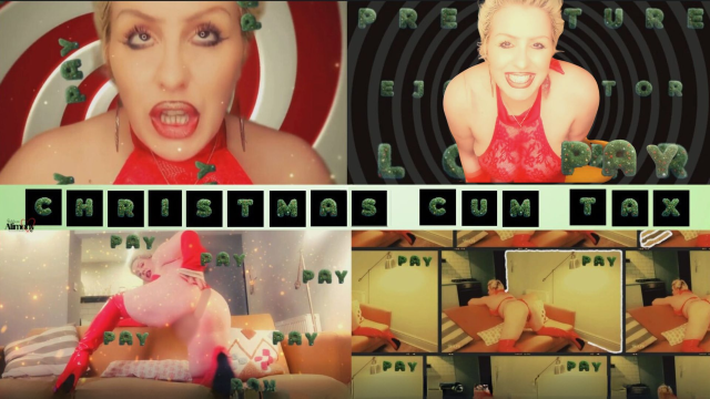 CHRISTMAS CUM TAX video from Goddess Alimony