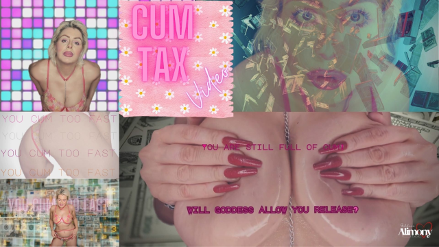CUM TAX video from Goddess Alimony
