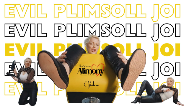 EVIL PLIMSOLL JOI video from Goddess Alimony
